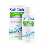 Салицинк (Salizink) лосьон салициловый с цинком и серой для жирной и комбинированной кожи без спирта, 100мл, Химсинтез ЗАО НПО