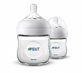 Avent (Авент) бутылочка для кормления с рождения Natural 125 мл 2шт (SCF030/27), Филипс